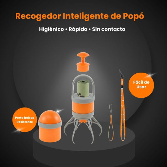 RECOGEDOR INTELIGENTE DE POPÓ PARA PERROS (6 GARRAS)