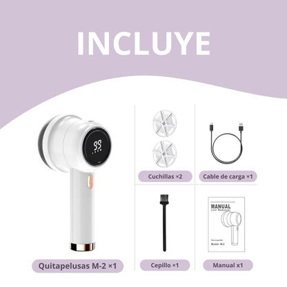 REMOVEDOR DE PELUSA ELÉCTRICO RECARGABLE